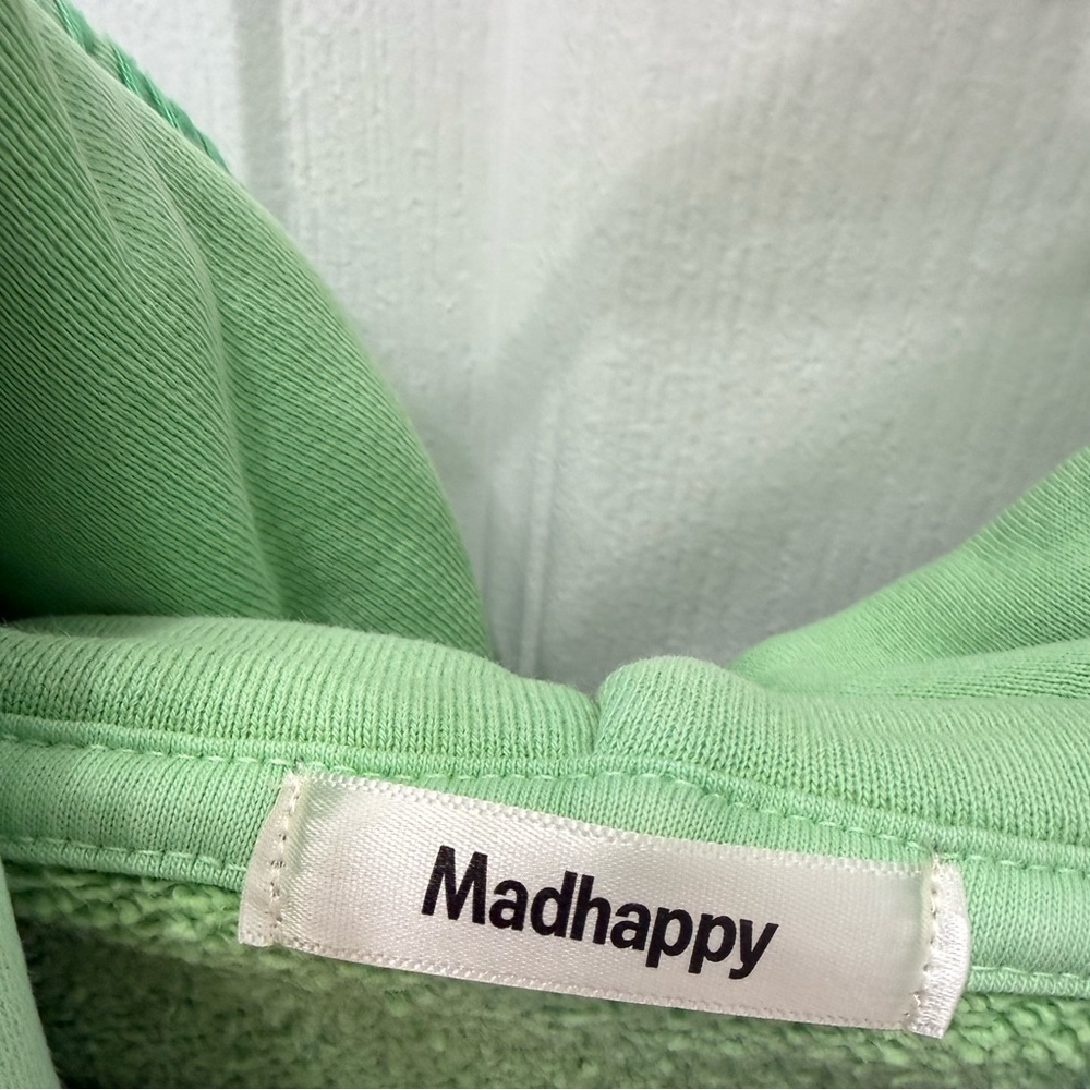 Madhappy Green Zip Hoodie Large - Picture 2 of 7